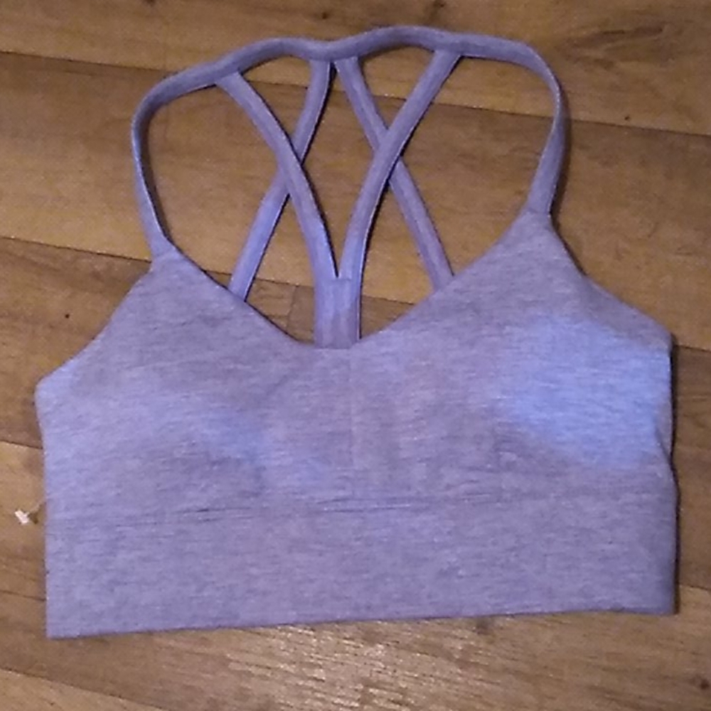 NWOT"Joy Lab"purple designer strap active/yoga bra